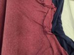 Λεπτό πλεκτό 'Velvet' dark bordeaux