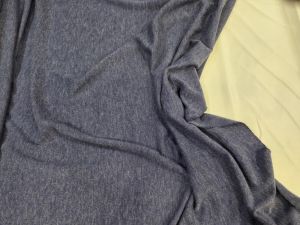 Λεπτό πλεκτό 'Velvet' blue