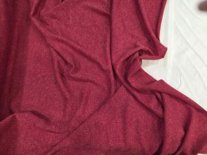 Λεπτό πλεκτό 'Velvet' bordeaux